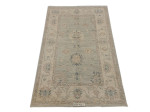 Handmade Ushak Rug 4 x 6.2 Ft