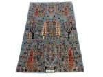 Turkmen Tree of Life Rug 4 x 6.2 Ft