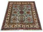Super Kazak Rug Size 6.1x6.1 Ft