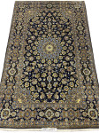 Persian Kashan Rug 4.6x7.3 Ft