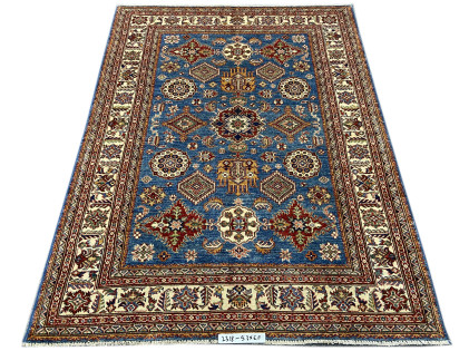 Super Kazak Rug Size 5.3x6.11 Ft