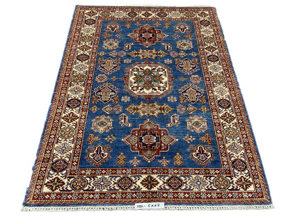 Super Kazak Rug Size 5x6.7 Ft