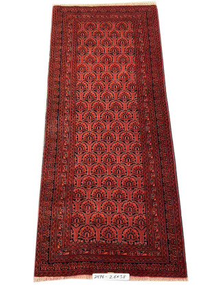 Nomad Caucasian Rug 2.6x5.8 Ft