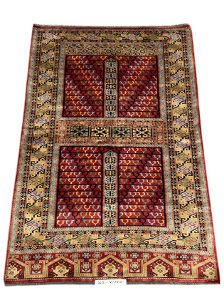 Hazara Caucasian Rug 4.1x5.10 Ft
