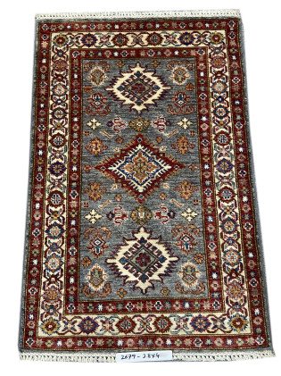 Super Kazak Rug Size 2.8x4 Ft