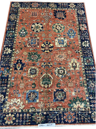 Handmade Serapi Rug 4 x 5.9 Ft