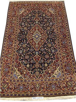 Persian Kashan Rug 4.8x7.3 Ft