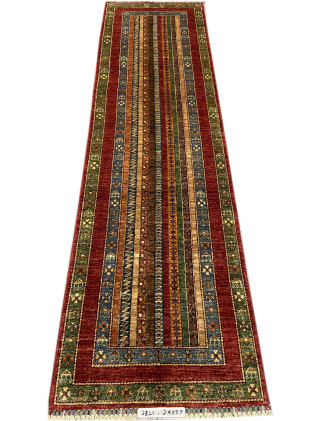 Gabbeh Rug 2.9x9.9 Ft