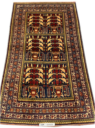 Nomad Caucasian Rug 3.11x6.4 Ft