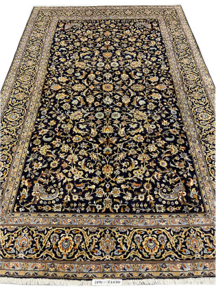 Persian Kashan Rug 7.2x11.2 Ft