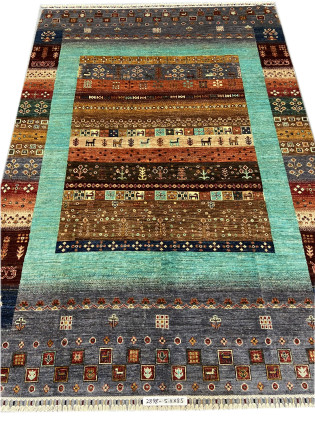Gabbeh Rug 5.11x8.5 Ft