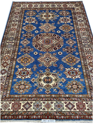 Super Kazak Rug Size 6.1x8.9 Ft