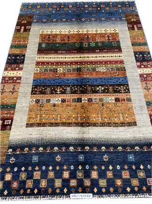 Gabbeh Rug 5.11x8.6 Ft